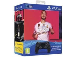 Mando inalámbrico PS4 dualshock black + Fifa 20 PS4