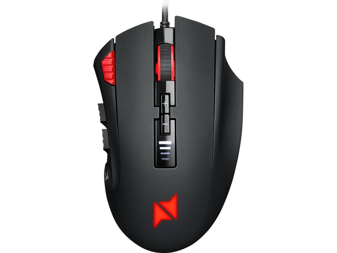 Ratón Gaming NPLAY AIM 9.0 (24000 dpi - Negro)
