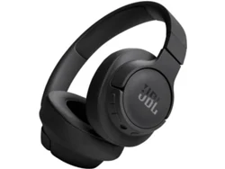 Auriculares Bluetooth JBL TUNE 720 BT (Over Ear - Micrófono - Negro)