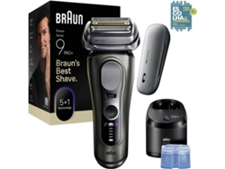 Máquina de Afeitar BRAUN Series 9 PRO+ 9675CC (Autonomía 60 min - Recargable)