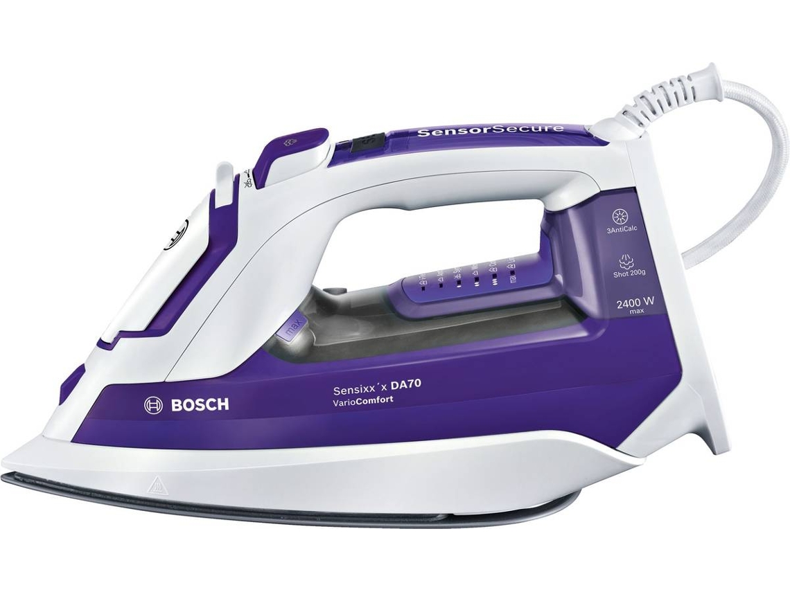 Plancha de Vapor BOSCH Sensixx'x DA70 (Chorro Vapor: 200 g/min - Suela: Ceranium)