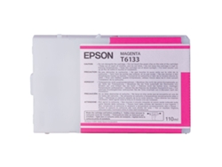 Cartucho de tinta original EPSON, T6133 110 ml, Magenta, C13T613300