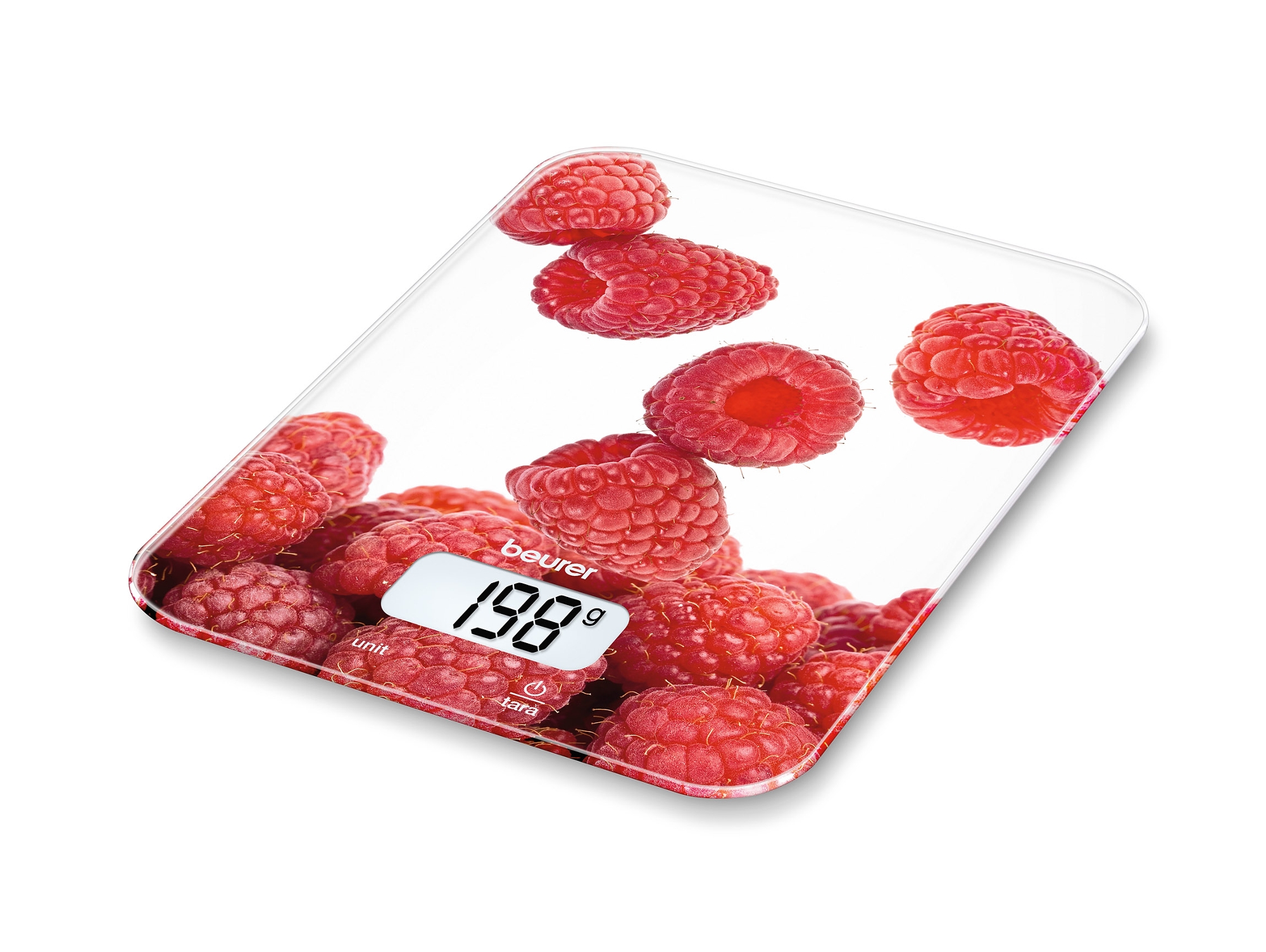 Báscula de cocina BEURER KS19 Berry  (Caja Abierta -Capacidad: 5 Kg - Precisión: 1 g)