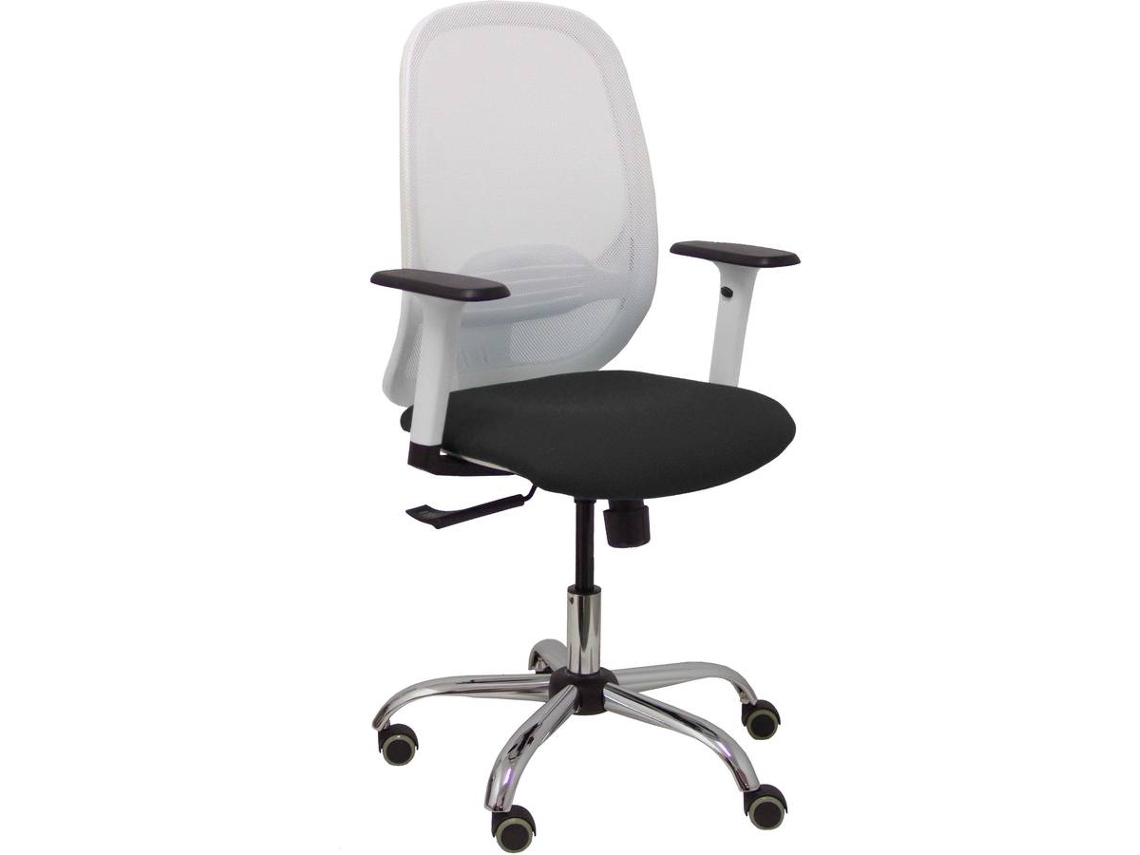 Silla Operativa PYC Cilanco  Negro (Brazos Ajustables - Malla)