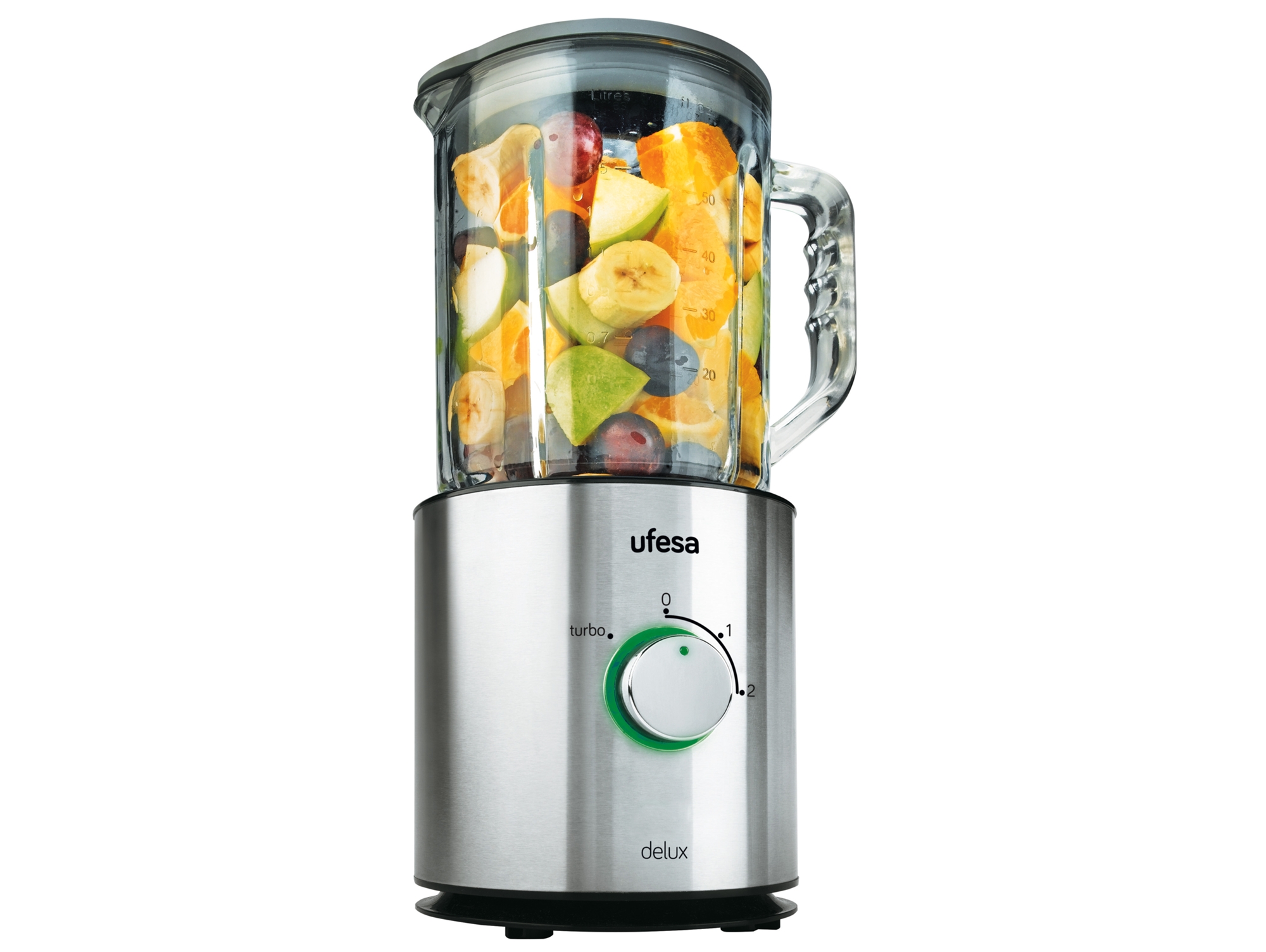 Batidora de Vaso UFESA BS4798 (800 W - 1.5 L - Plateado)