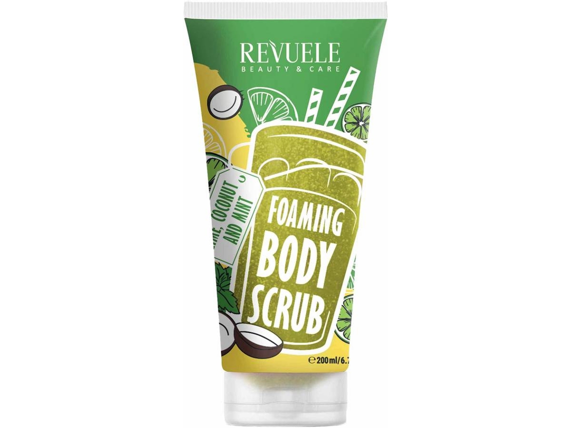 Esfoliante Corporal REVUELE Lima, Côco y Menta (200 ml)