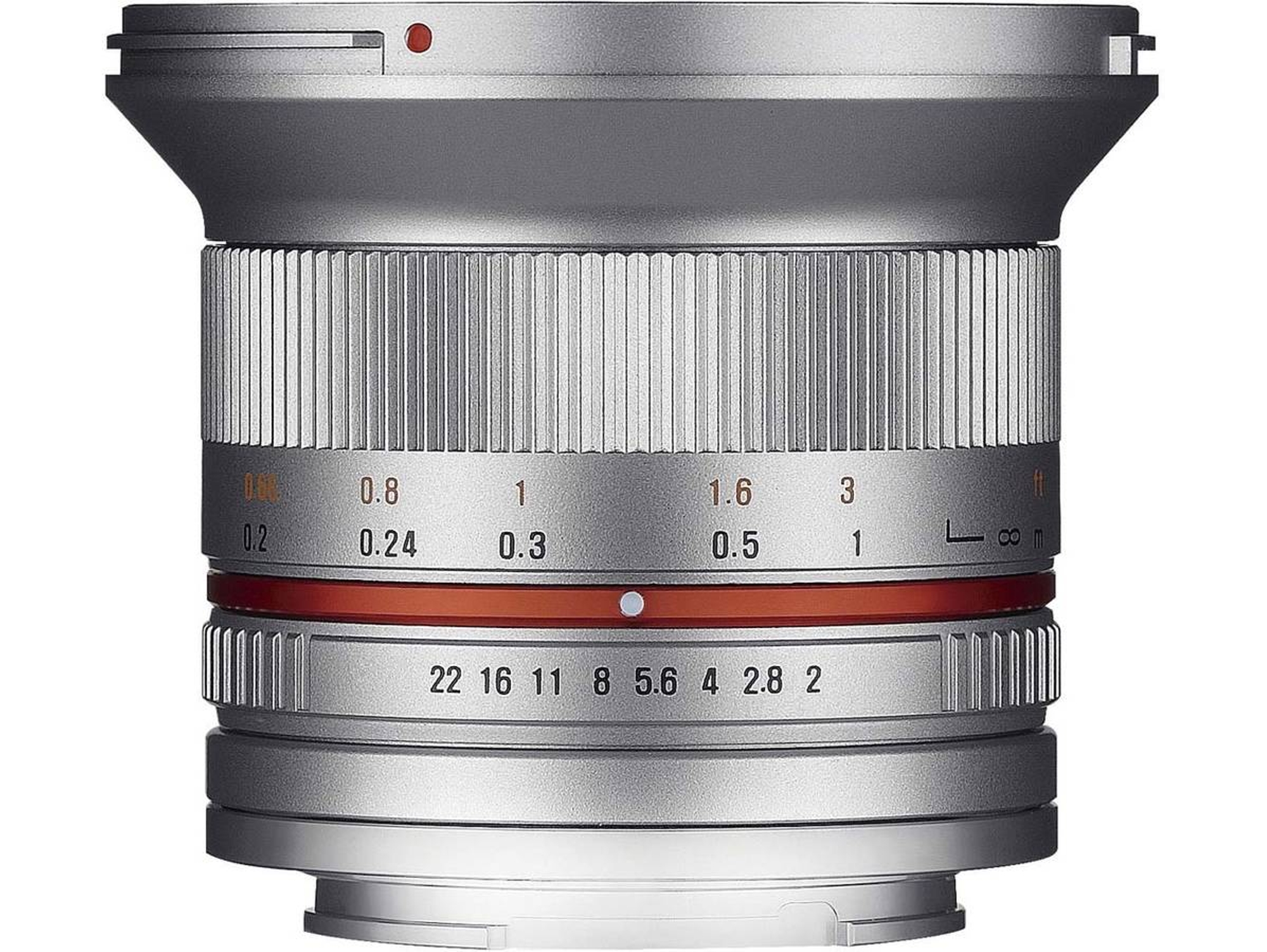 Objetivo SAMYANG 12mm F2.0 Ncs Cs E (Plata - Encaje: Sony E - Apertura: f/2 - f/22)