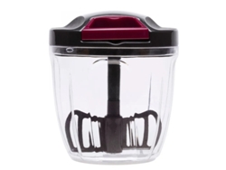 Triturador Manual de Alimentos JATA HMAQ4506 (Negro y Rojo)