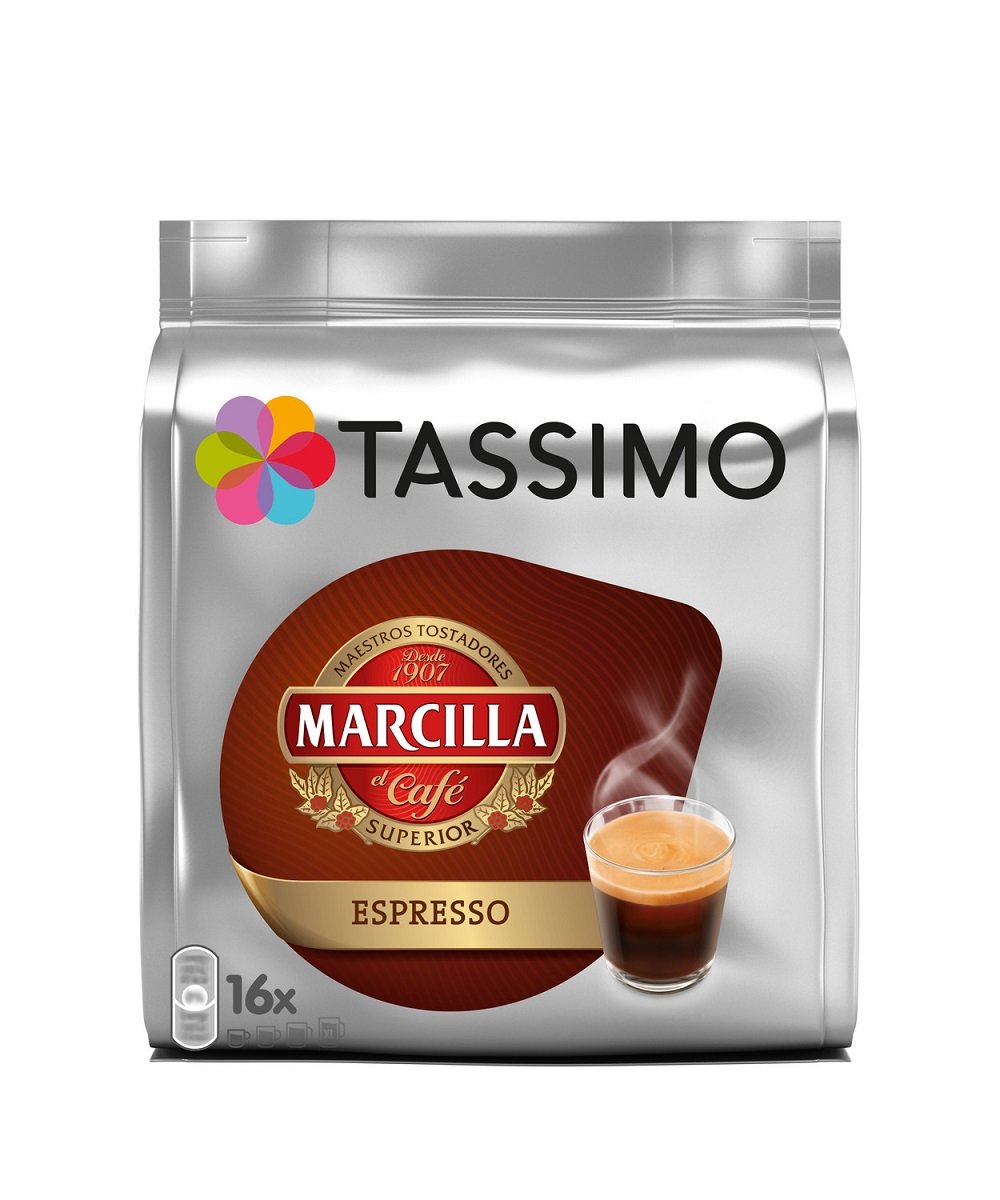 Cápsulas de café TASSIMO Marcilla Espresso 104g S16p