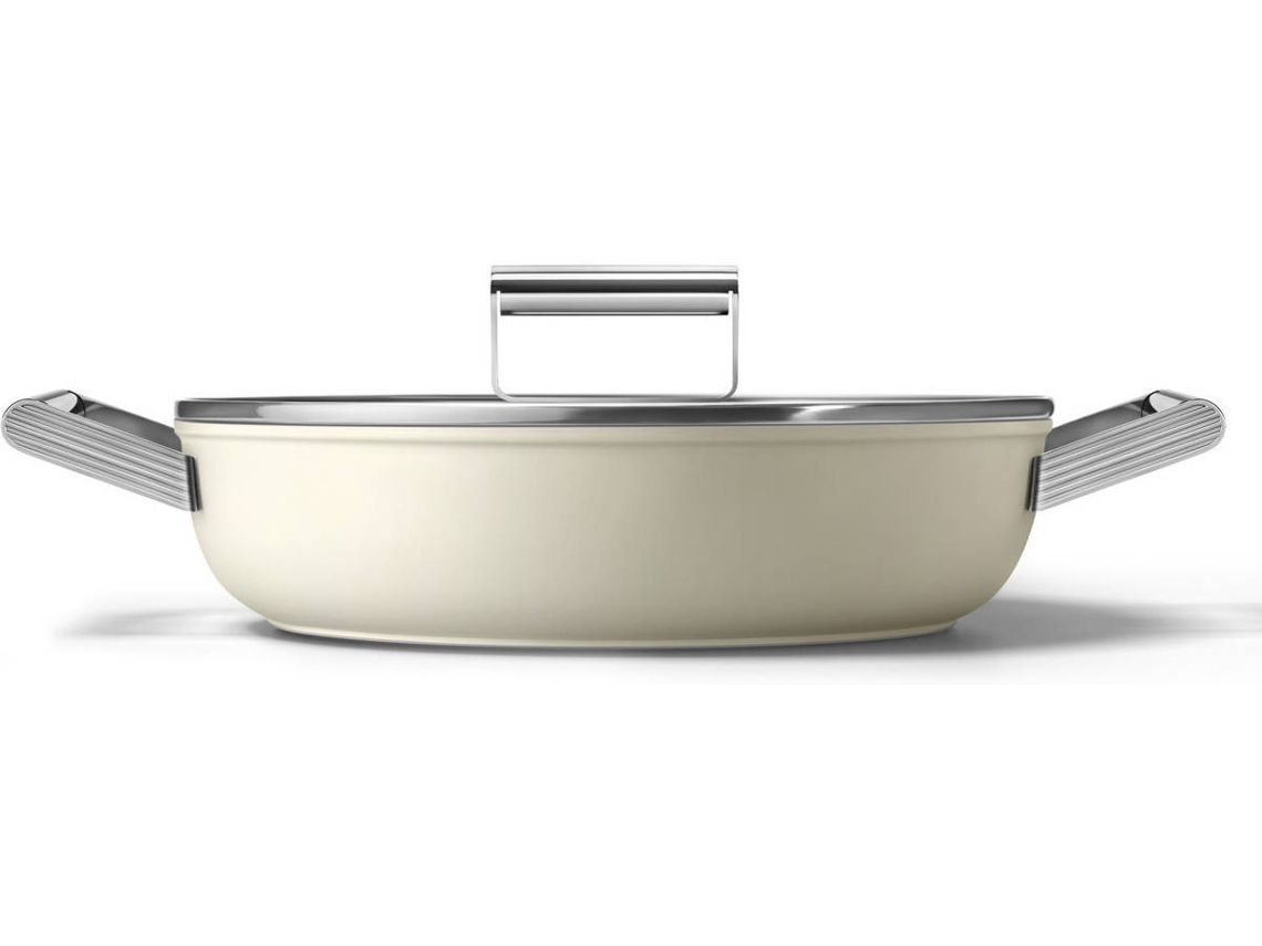 Olla SMEG DPF2812CRM Crema (28 cm)