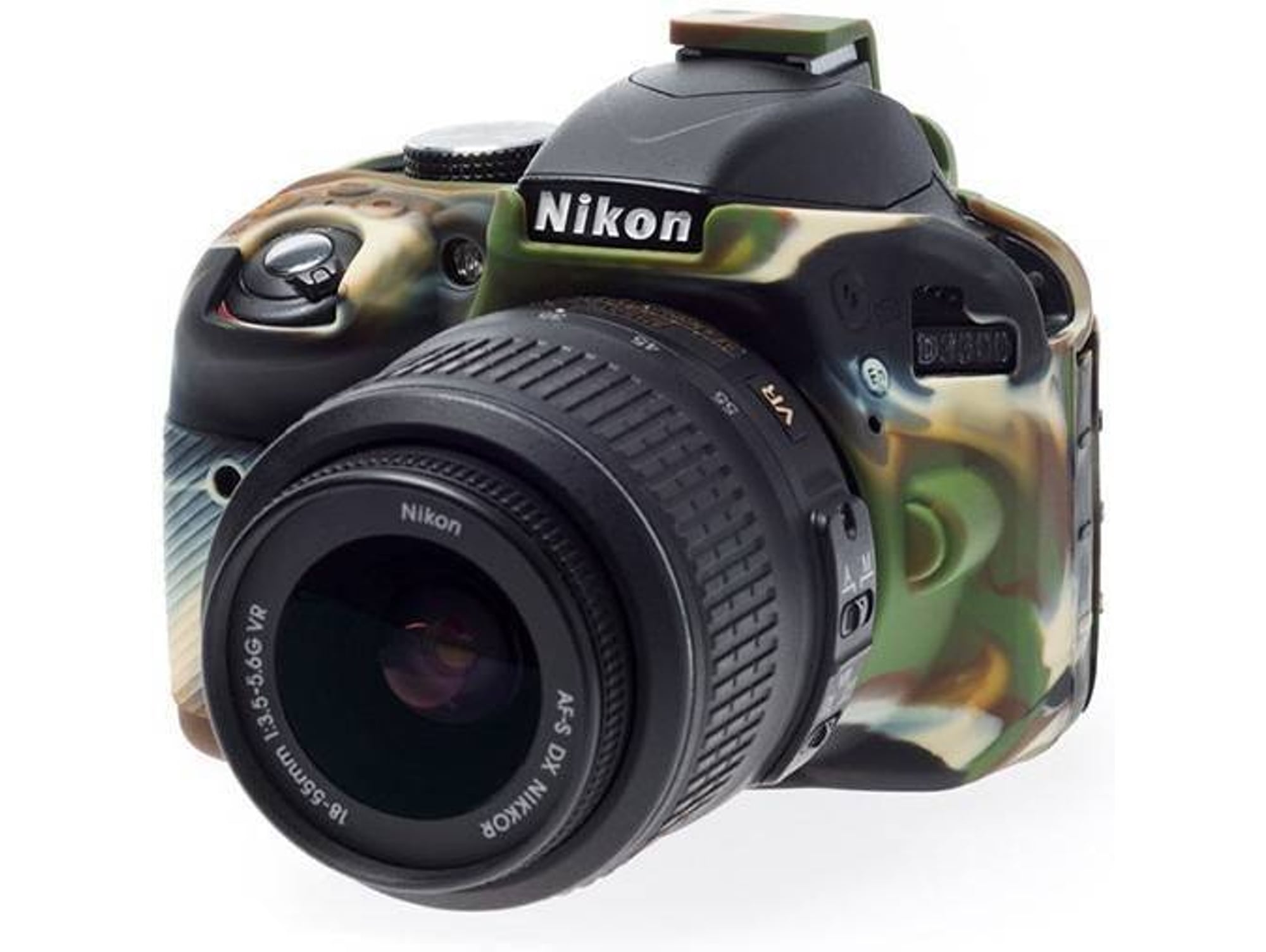 Funda silicona EASYCOVER Nikon D3300/3400 Camuflaje Worten Canarias