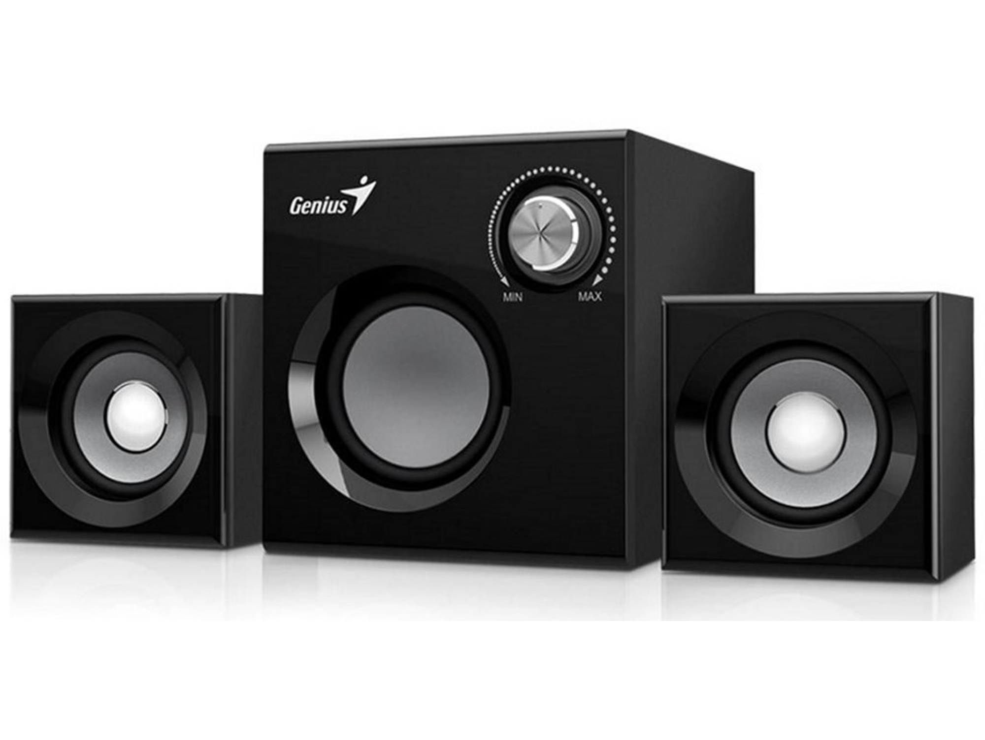 Altavoces 2.1 GENIUS SW-2.1 370 (PC - 8 W - Control de volumen)