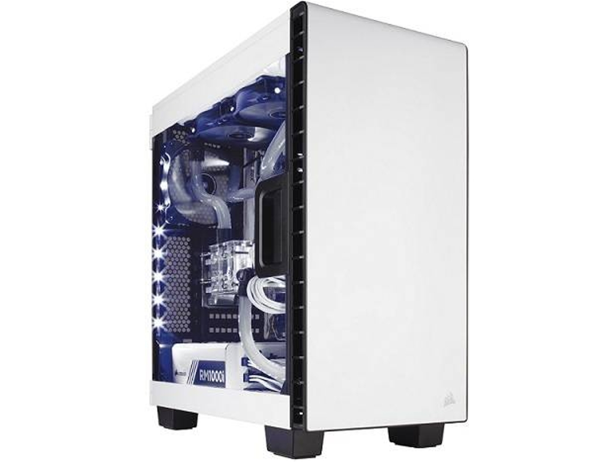 Caja PC CORSAIR CARBIDE CLEAR 400C (ATX Mid Tower - Blanco)