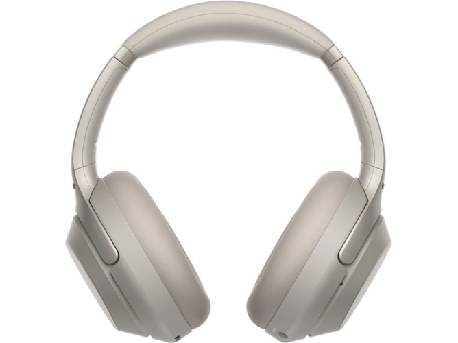 Auriculares Bluetooth Multipoint SONY Wh1000Xm3S (Over Ear - Micrófono - Noise Cancelling - Plateado) — Over Ear
