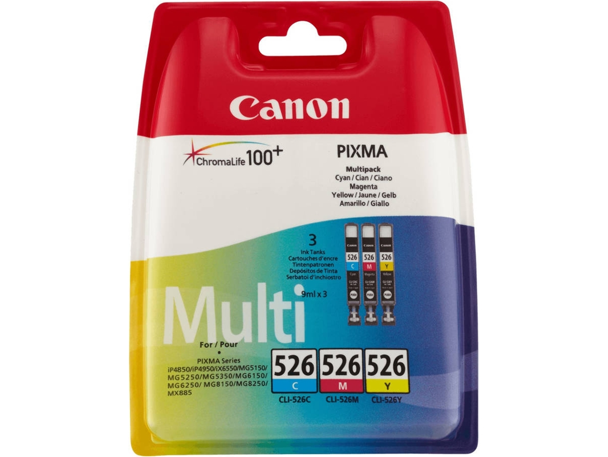 Pack cartuchos de tinta CANON CLI-526 - 4540B018