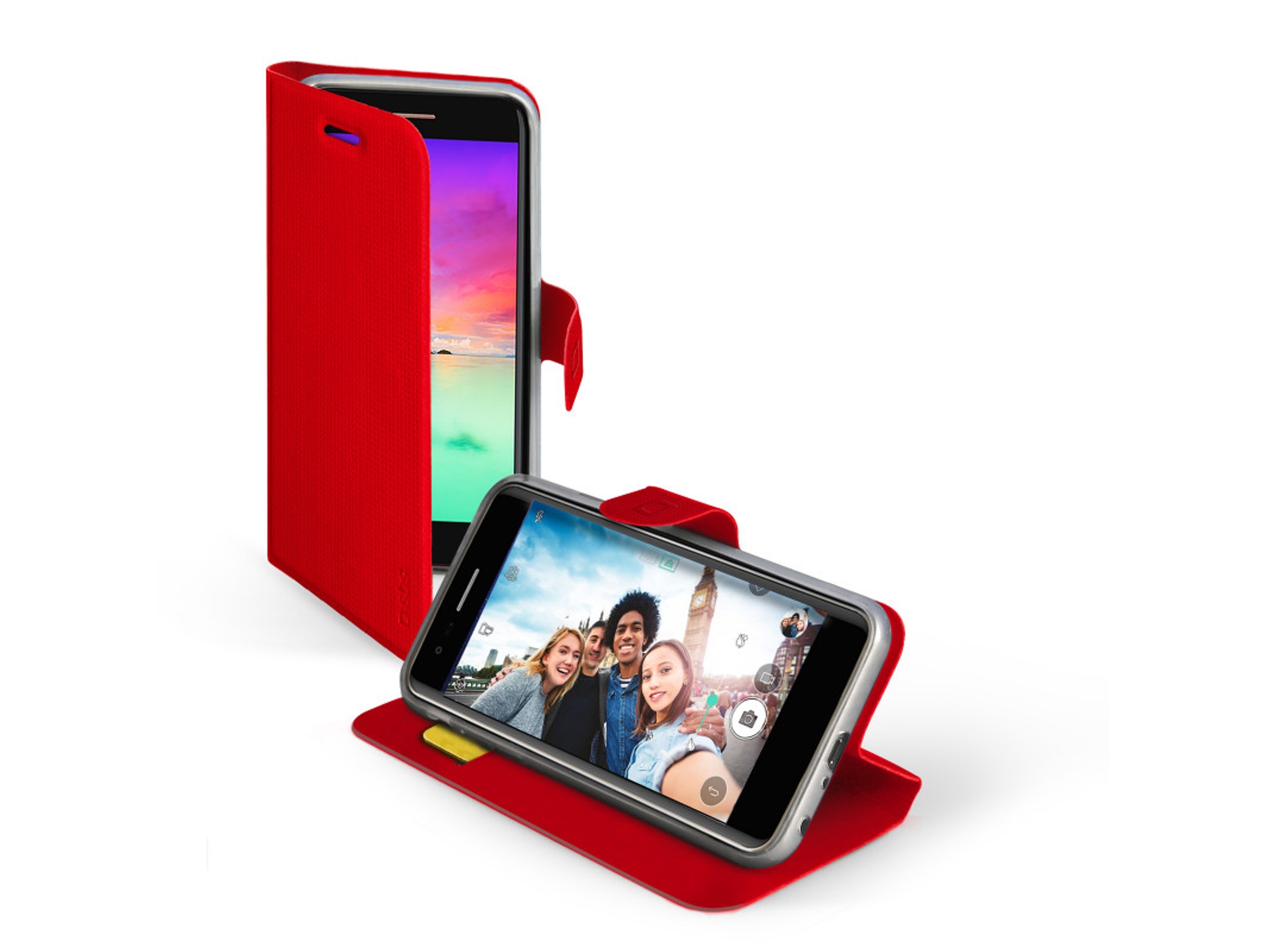 Funda SBS BookSense LG K10 2017 rojo