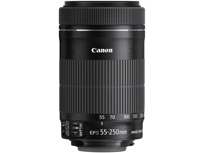 【新品・未使用】Canon EFS 55-250mm 0.85m/2.8ft Objetivo CANON Ef-S 55-250 4-5.6 Is Stm (Encaje: Canon EF-S