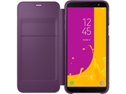 Funda SAMSUNG Galaxy J6 Flip Wallet Rosa