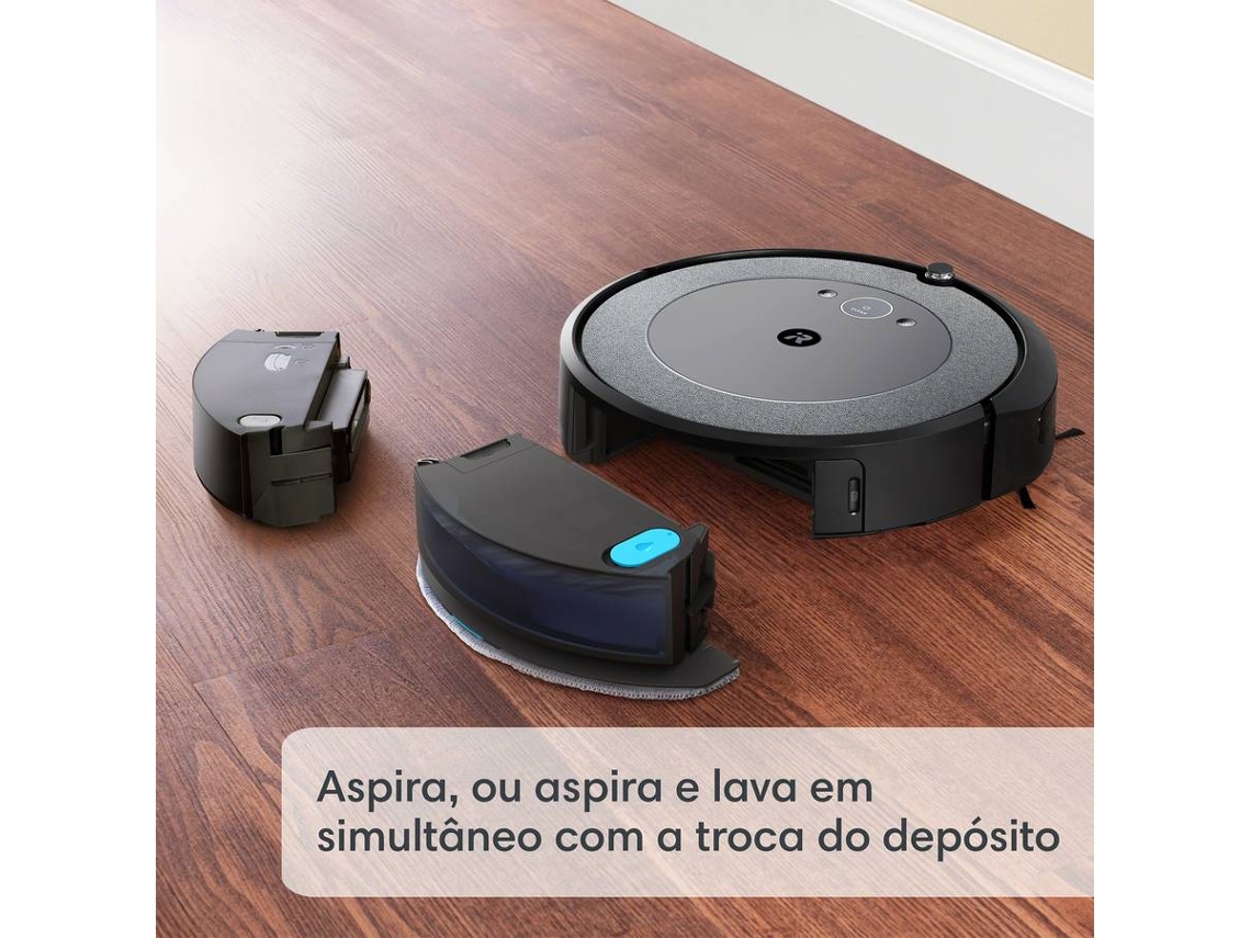 Aspirador Robot IROBOT Roomba Combo I5 Gris texturizado Worten