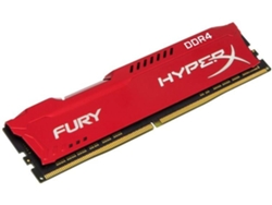 Memoria RAM DDR4 HYPERX Fury (1 x 16 GB - 2666 MHz - CL 16 - Rojo)