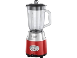 Batidora de Vaso RUSSELL HOBBS Retro 25190-56 (800 W - 1.5 L - Rojo)