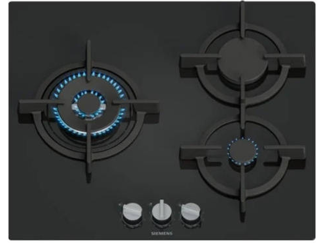 Placa de Gas SIEMENS EP6A6CI10 (Gas Natural - 59 cm - Negro)