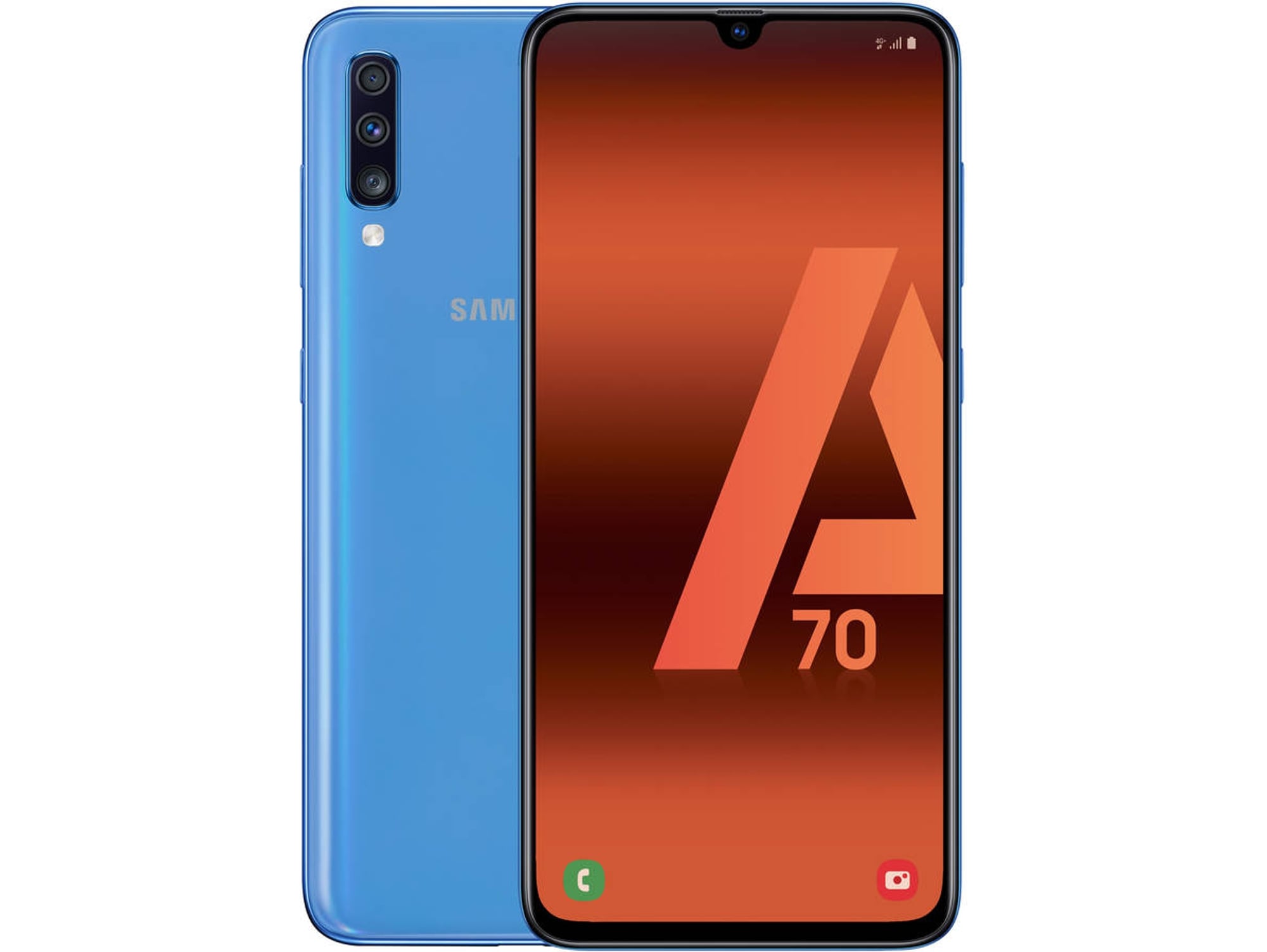 Smartphone SAMSUNG Galaxy A70 (6.7'' - 6 GB - 128 GB - Azul)