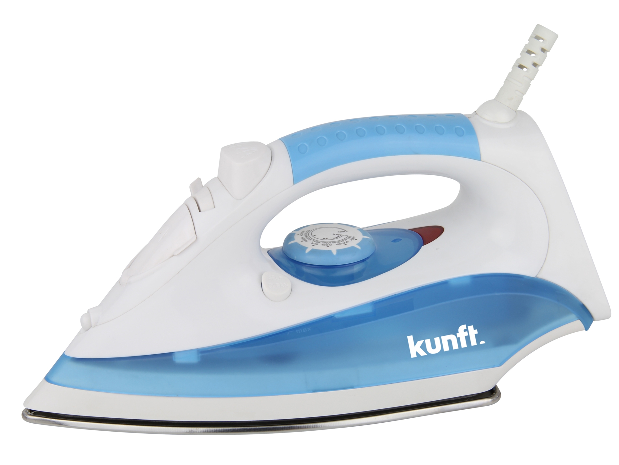 Plancha de Vapor KUNFT KSI-2537 (Chorro de vapor 14 g/min - Suela Aluminio)