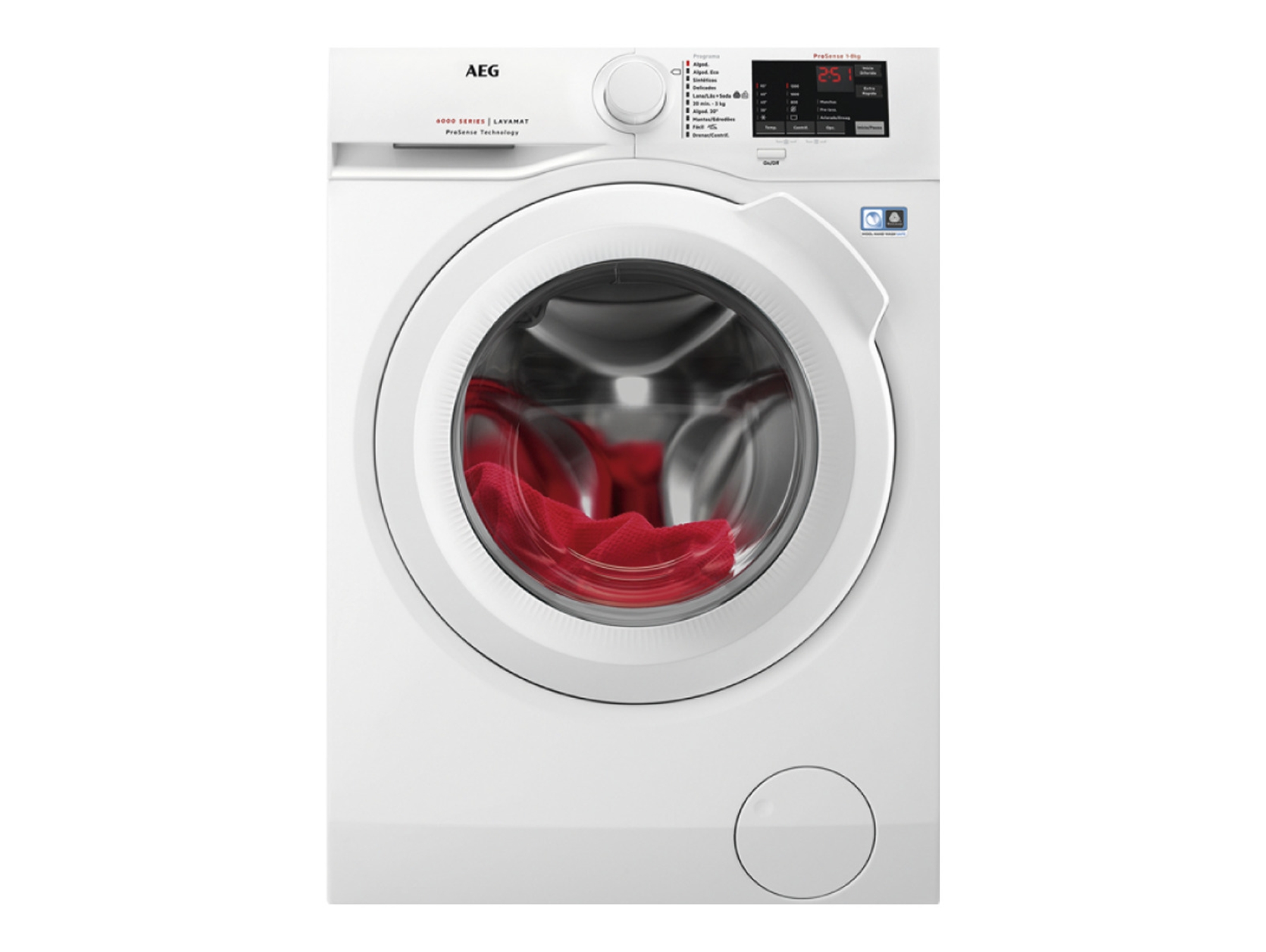 Lavadora AEG L6FBI821 (8 kg - 1200 rpm - Blanco)