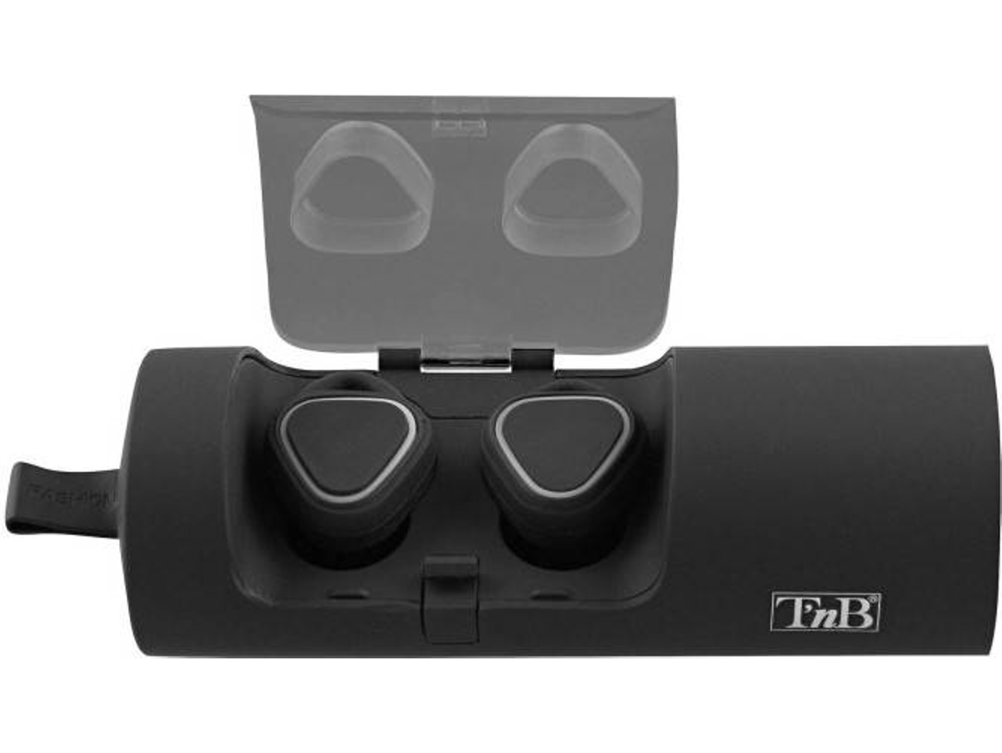 Auriculares Bluetooth True Wireless TNB Ebtwinsbk (In Ear - Micrófono - Negro)