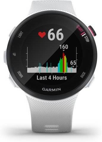 Reloj Deportivo GARMIN Forerunner 45S (Bluetooth - Hasta 7 días de autonomía - Blanco)