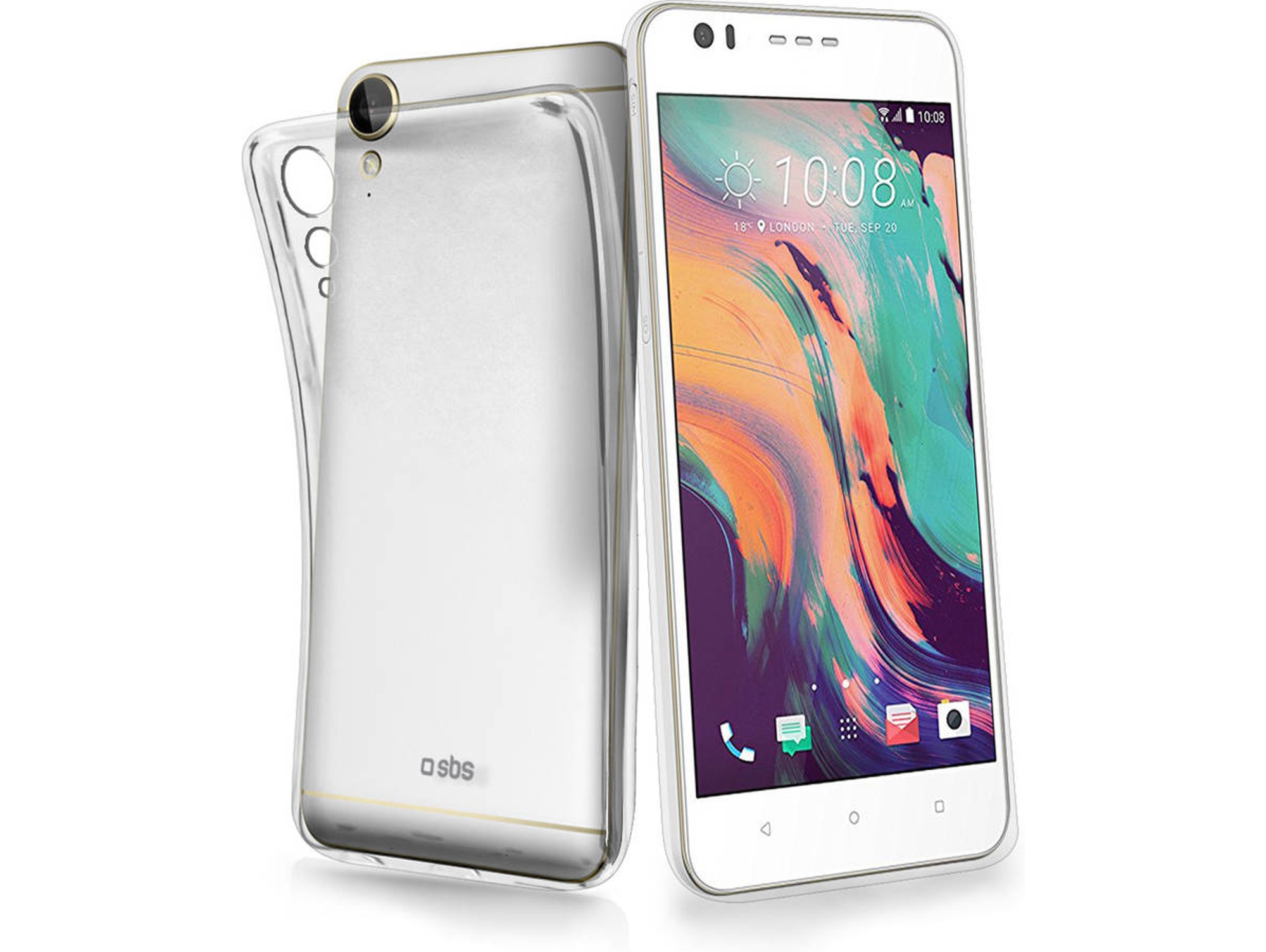 Carcasa SBS Skinny HTC 10 Lifestyle Transparente