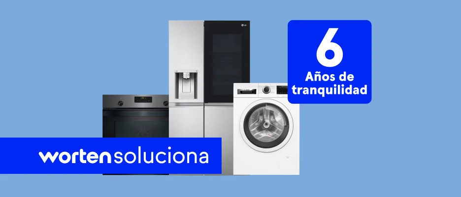 Amplía tu garantía hasta 6 años en tu electrodoméstico