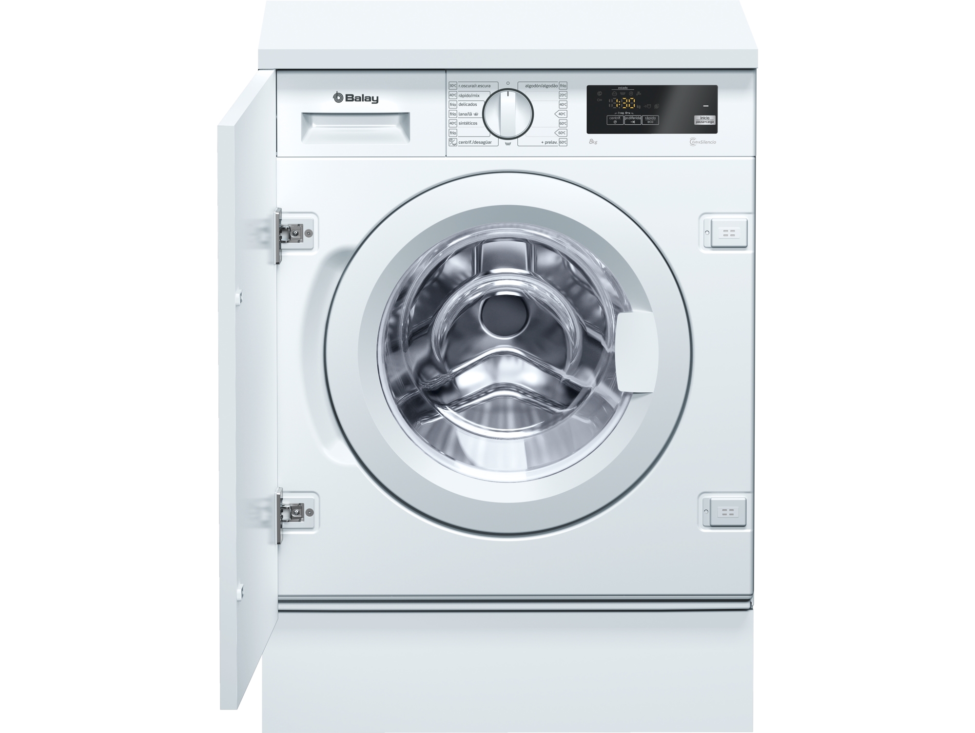 Lavadora Integrable BALAY 3TI984B (8 kg - 1000 rpm - Blanco)
