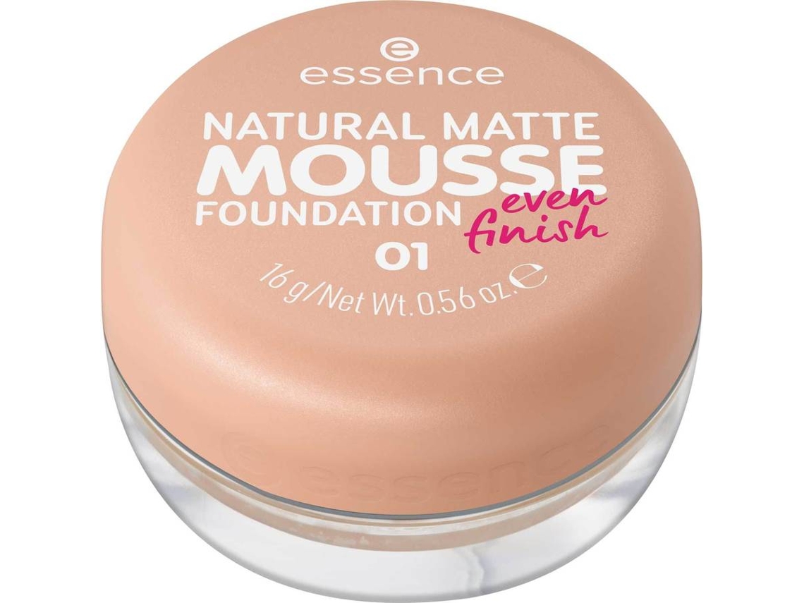 ESSENCE Base de Maquillaje Natural Mate Mousse 01 (14 ml)