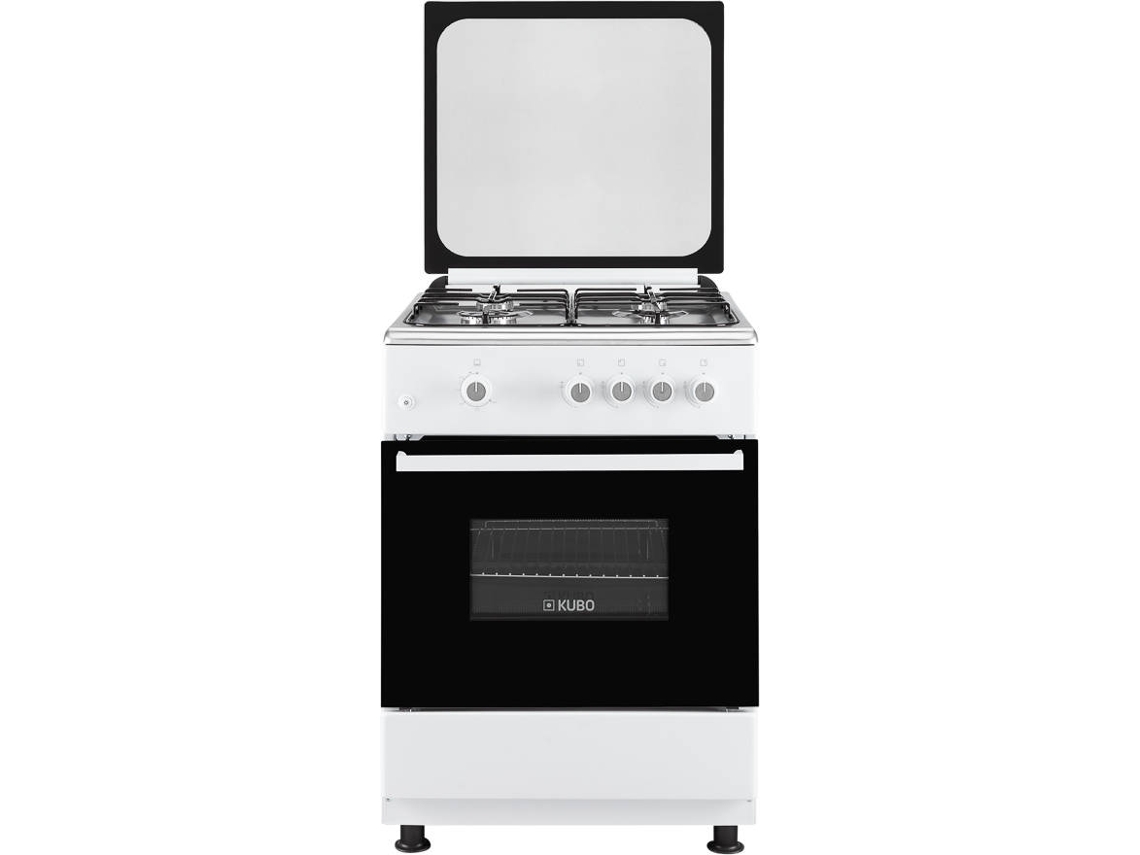 Cocina KUBO KBGS8230 WH (64 L - Gas Natural - Blanco)