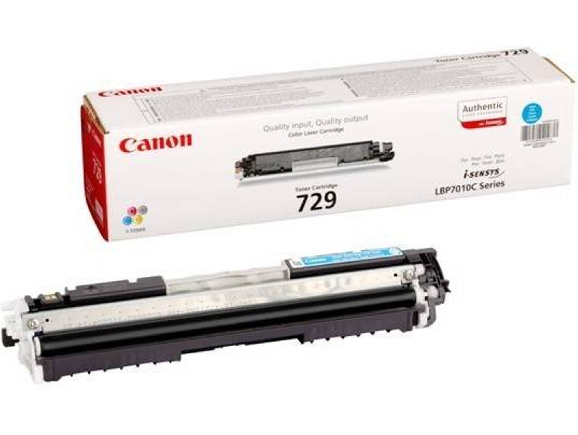 Cartucho de tóner Original CANON 729 Azul  para i-SENSYS LBP7010C, LBP7018C