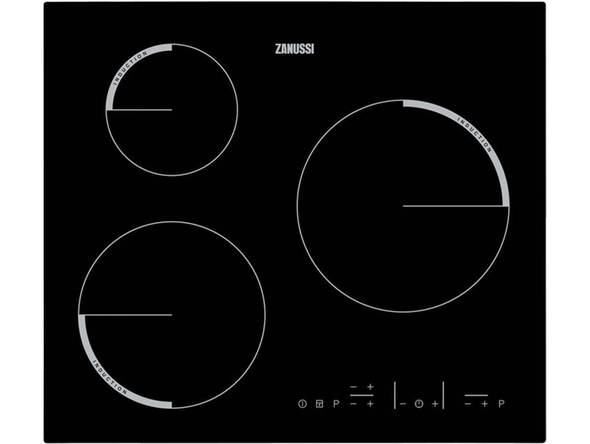 Placa de Inducción ZANUSSI ZEL6633FBA (Caja Abierta - Eléctrica - 59 cm - Negro)