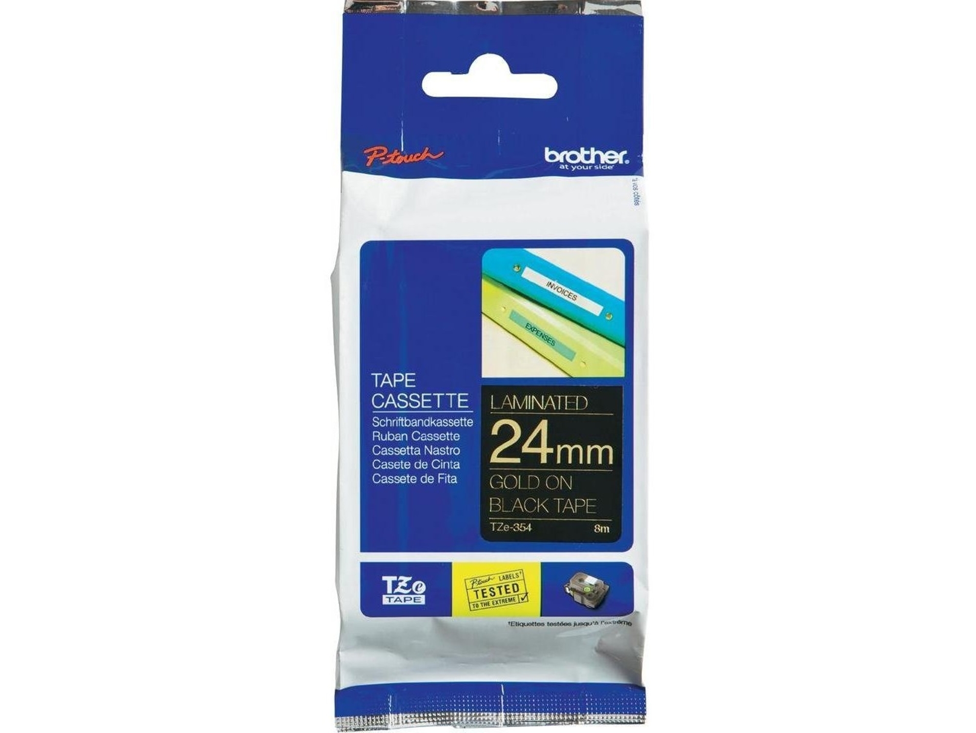 Cinta BROTHER TZe354 laminada