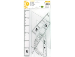 Set de Reglas Cristal LIDERPAPEL