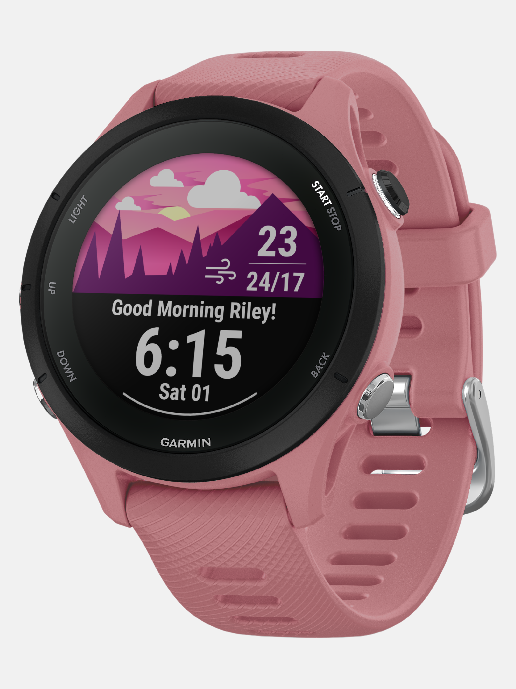 Smartwatch GARMIN Forerunner 255S (Rosa)
