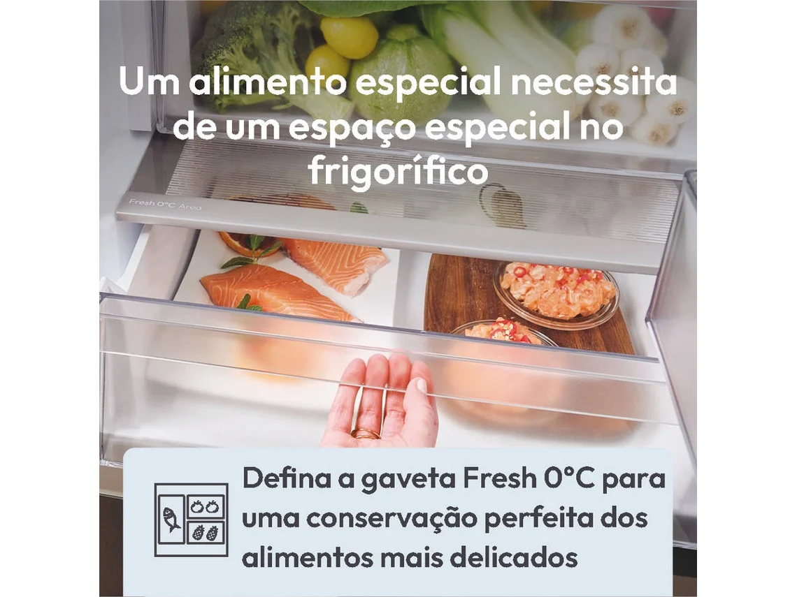 Frigorífico Combi CANDY CNCQ2T618EW (No Frost - 185 cm - 355 L