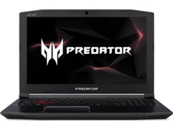 Portátil Gaming ACER Predator Helios 300 PH315-51-75E4 (Intel Core i7-8750H - NVIDIA GeForce GTX 1060 - RAM: 16 GB - 1 TB HDD + 128 GB SSD - 15.6'')