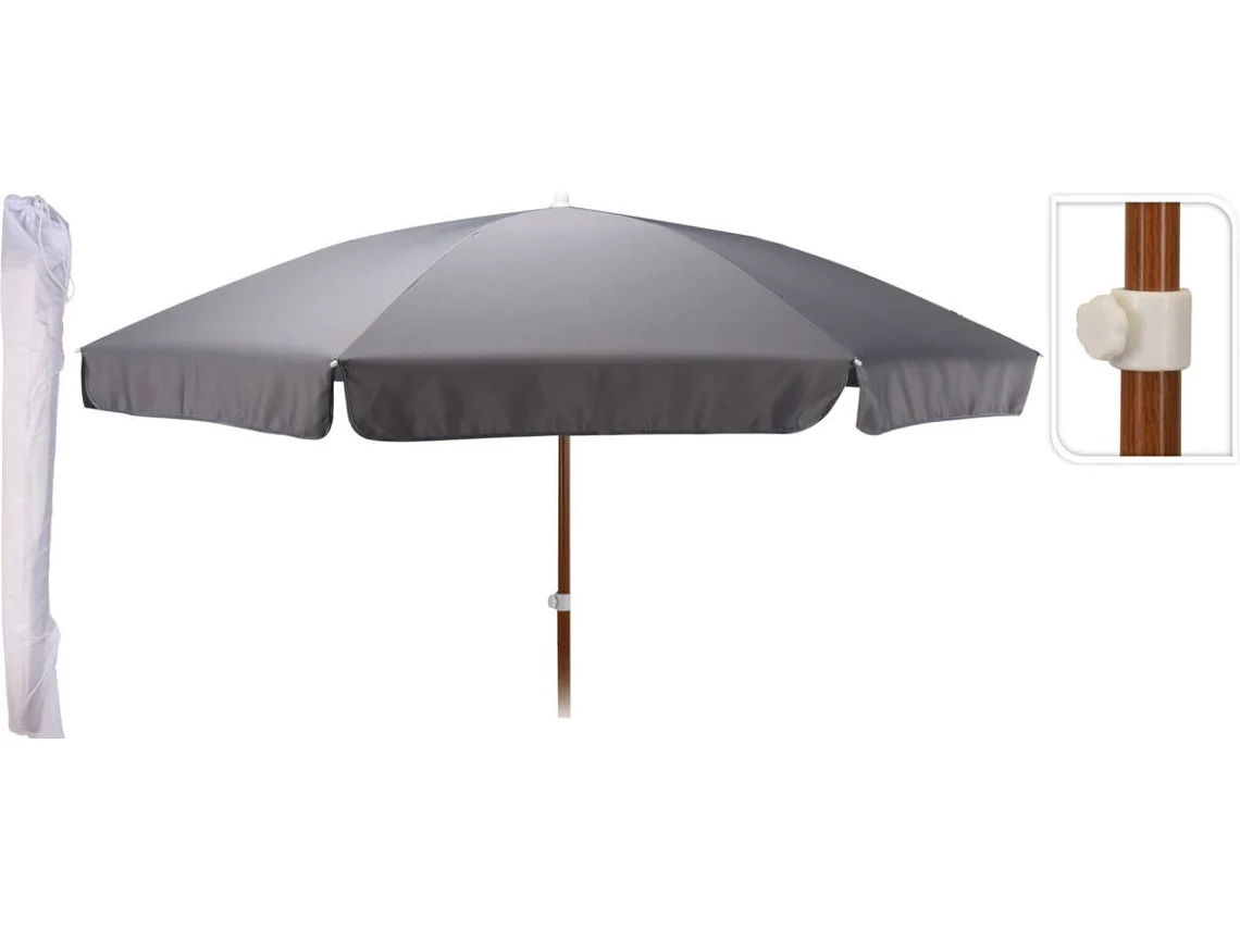 Sombrero de sol AMBIANCE (220 x 220 cm - Gris)