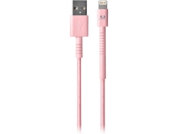 Cable FRESH 'N REBEL Fabriq (USB - Lightning - 1.5 m - Rosa)