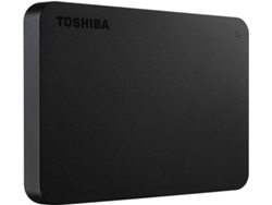 Disco HDD Externo TOSHIBA Canvio (Negro - 1 TB - USB 3.0)