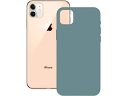 Funda iPhone 12 Pro Max KSIX Soft Silicona Verde