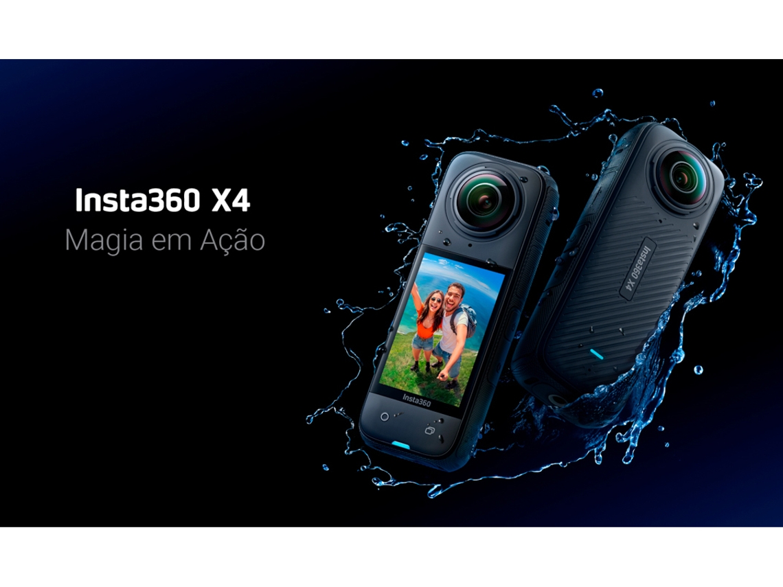 Action Cam INSTA360 X4 (8K - 72 MP - Bluetooth) | Worten Canarias