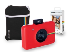 Kit Cámara Instantánea POLAROID Snap (Rojo - Obturación: Auto - Batería de polímero de litio 1100 mAh - 51x76mm)