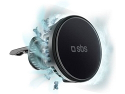 Soporte Auto SBS Cargador Frozen MagSafe 15W (Negro)